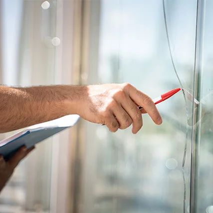 broken glass repair in Seminole, FL